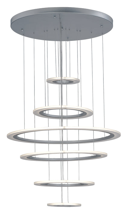 ET2 Saturn II 6-Light LED Pendant Model: E22664-11MS