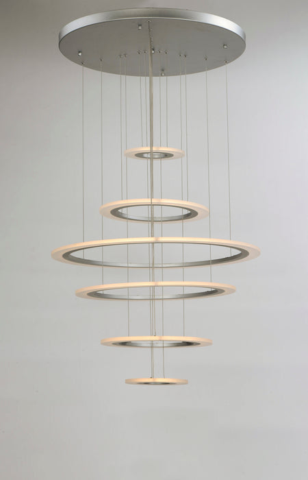 ET2 Saturn II 6-Light LED Pendant Model: E22664-11MS