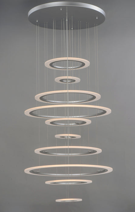 ET2 Saturn II 10-Light LED Pendant Model: E22665-11MS