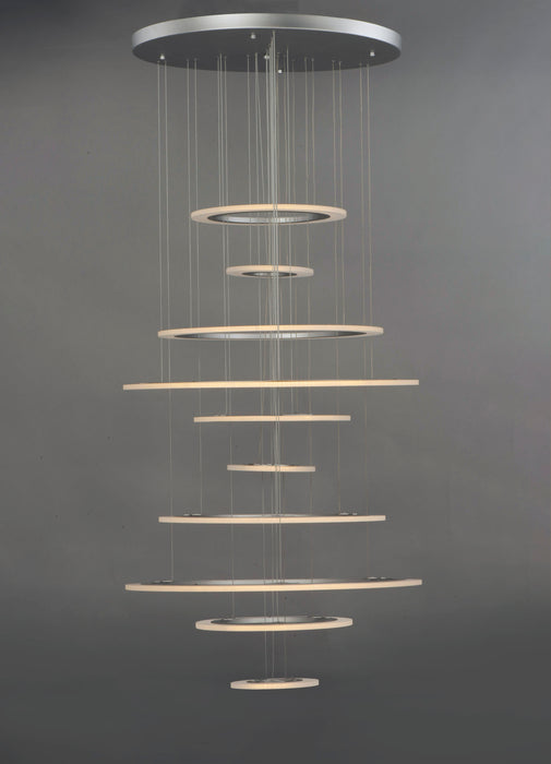 ET2 Saturn II 10-Light LED Pendant Model: E22665-11MS