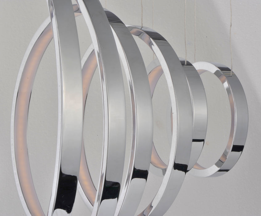 ET2 Hoops 11-Light LED Pendant Model: E22716-PC