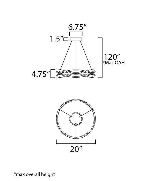 ET2 Curvo 20 Double Ring Model: E22922-BK
