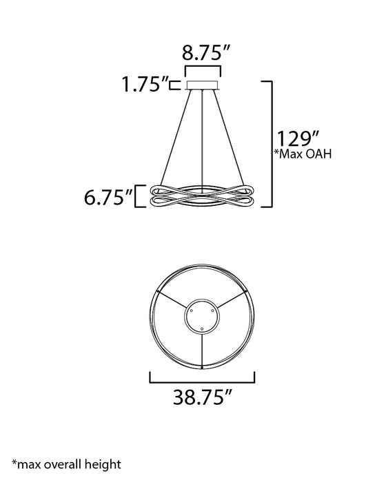 ET2 Curvo 40 Double Ring Model: E22924-BK