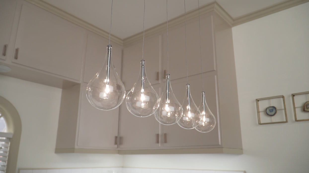 ET2 Larmes 5-Light Pendant Model: E23115-18