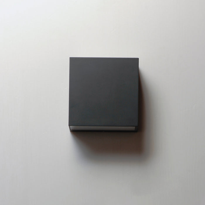 ET2 Blok 6.25 LED Outdoor Sconce Model: E23218-BK