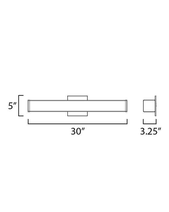 ET2 Baritone 30 LED Bath Vanity Model: E23404-01SN