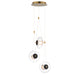 ET2 Amulet 3-Light LED Pendant Model: E24033-24BKNAB