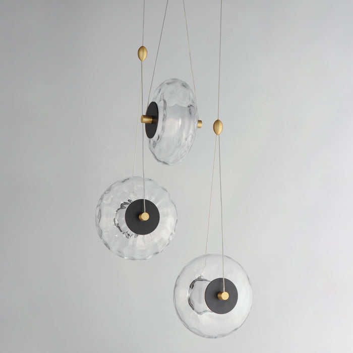 ET2 Amulet 3-Light LED Pendant Model: E24033-24BKNAB