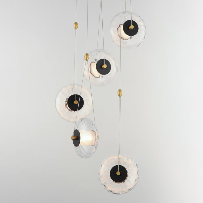 ET2 Amulet 5-Light LED Pendant Model: E24035-24BKNAB