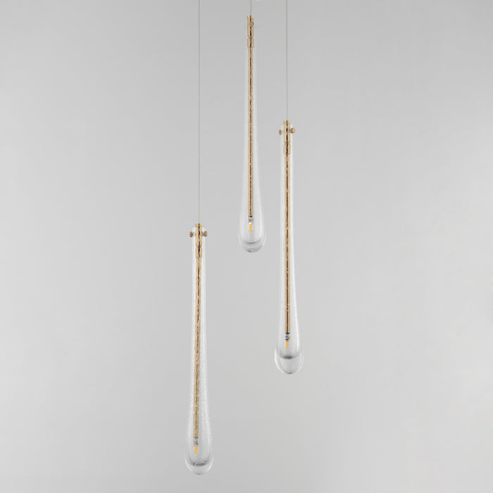 ET2 Stillo 3-Light LED Pendant Model: E24213-118GLD