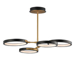 ET2 Hoopla 4-Light LED Pendant Model: E24322-BKGLD