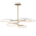 ET2 Hoopla 6-Light LED Pendant Model: E24328-WTGLD