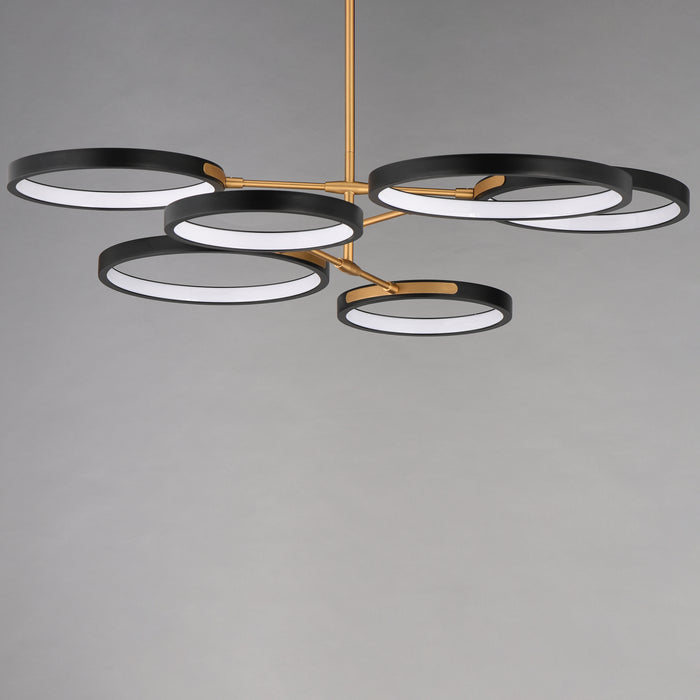 ET2 Hoopla 6-Light LED Pendant Model: E24328-BKGLD