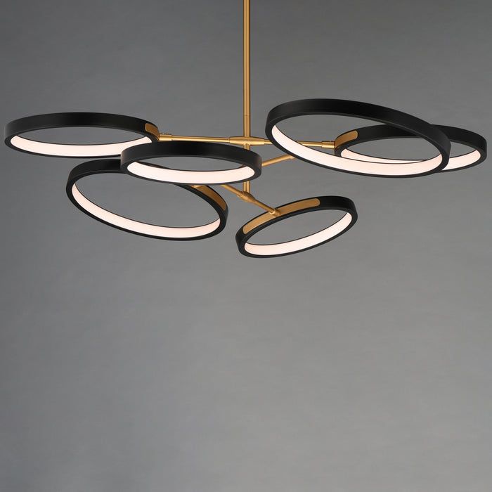 ET2 Hoopla 6-Light LED Pendant Model: E24328-BKGLD