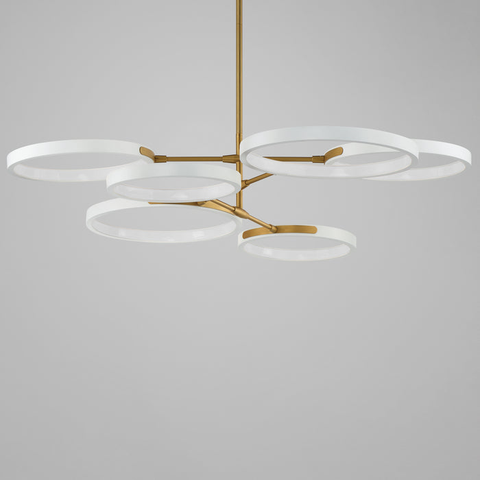 ET2 Hoopla 6-Light LED Pendant Model: E24328-WTGLD