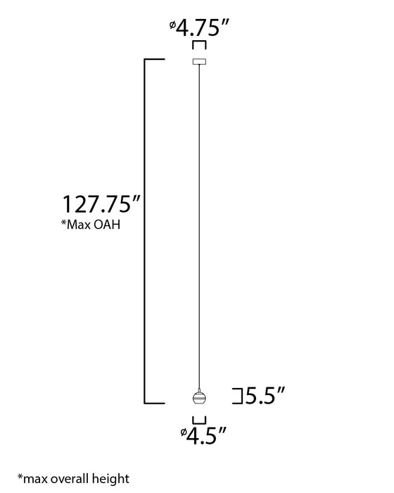 ET2 Swank 1-Light LED Pendant Model: E24591-93PC