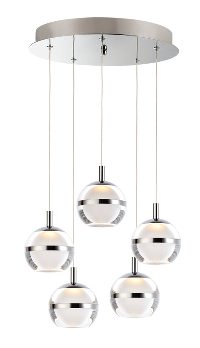 ET2 Swank 5-Light LED Pendant Model: E24595-93PC