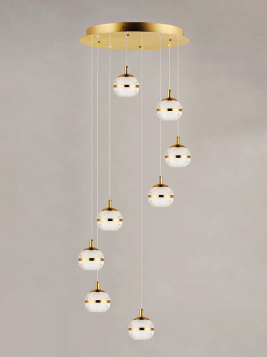 ET2 Swank 8-Light LED Pendant Model: E24598-93NAB