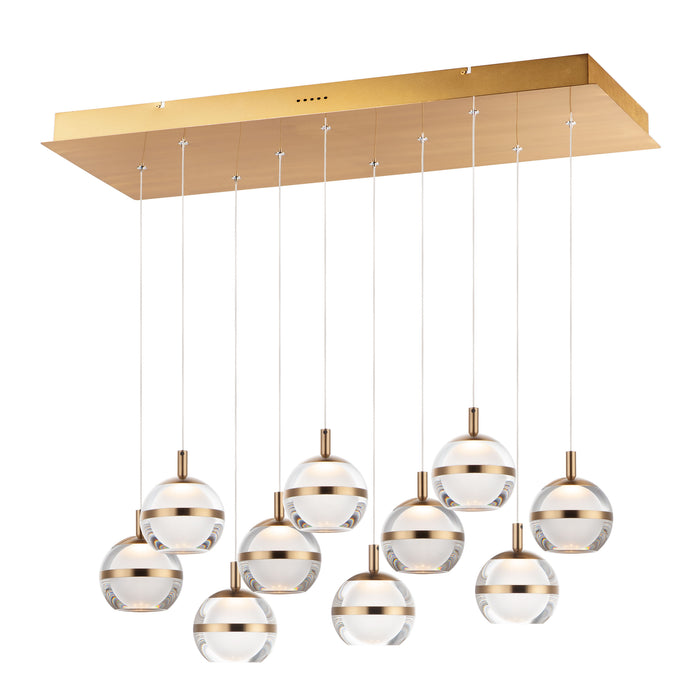 ET2 Swank LED 10-Light Linear Pendant Model: E24599-93NAB