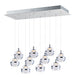 ET2 Swank LED 10-Light Linear Pendant Model: E24599-93PC