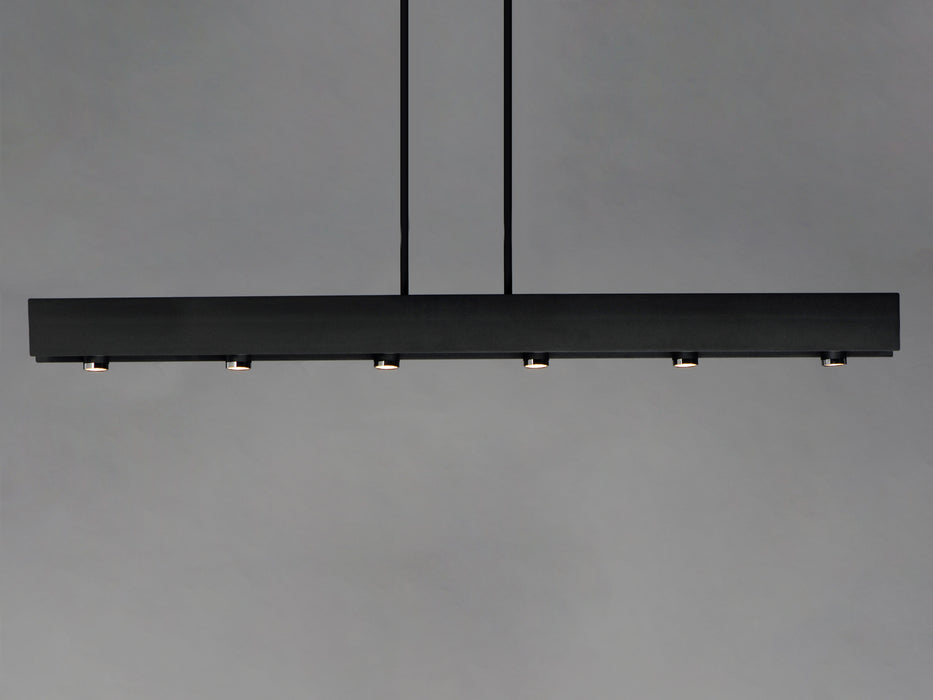 ET2 Beam 6-Light LED Pendant Model: E24636-BKPC