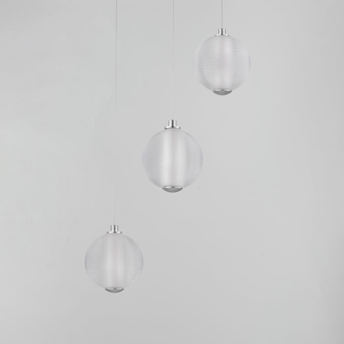 ET2 Rhythm 3-Light LED Pendant Model: E24643-144PC