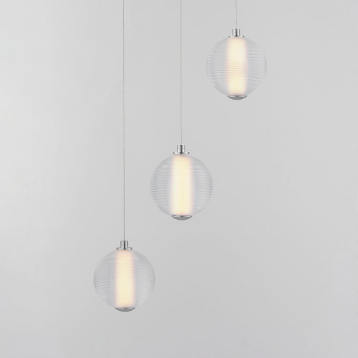 ET2 Rhythm 3-Light LED Pendant Model: E24643-144PC