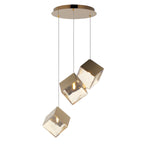 ET2 Ice Cube 3-Light LED Pendant Model: E24683-26FG