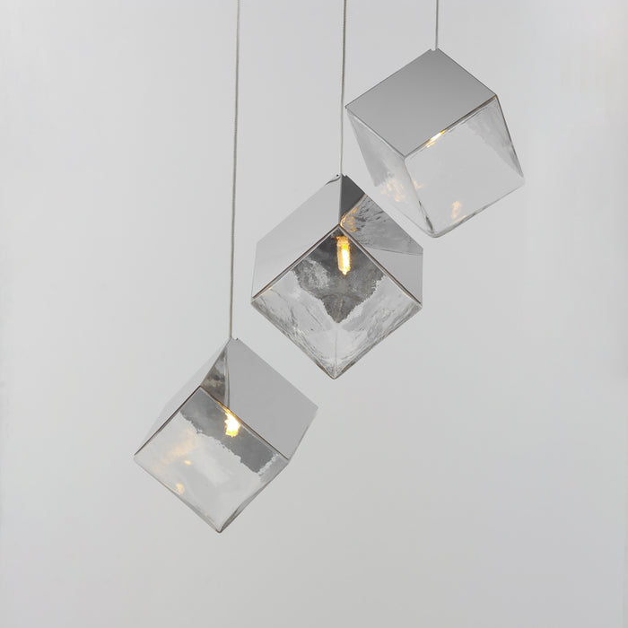 ET2 Ice Cube 3-Light LED Pendant Model: E24683-28PC