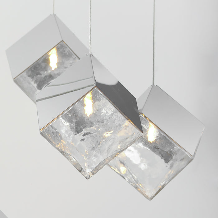 ET2 Ice Cube 3-Light LED Pendant Model: E24683-28PC