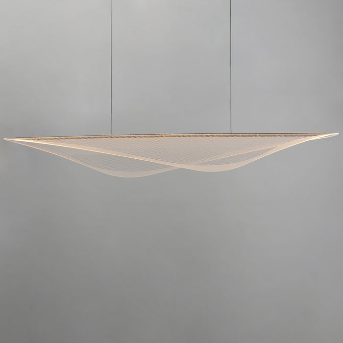 ET2 Manta 70 LED Linear Pendant Model: E24718-144BK