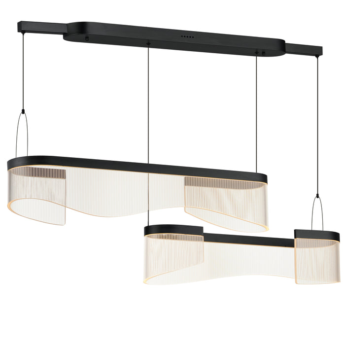 ET2 Sonata 2-Light Linear LED Pendant Model: E24774-133BK