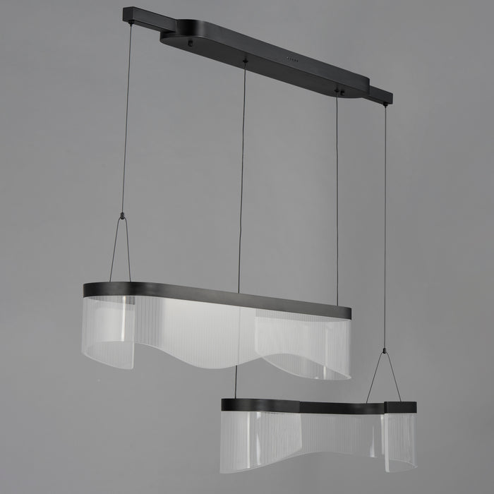 ET2 Sonata 2-Light Linear LED Pendant Model: E24774-133BK