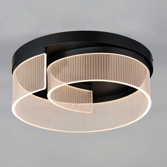 ET2 Sonata 20 LED Flush Mount Model: E24779-133BK