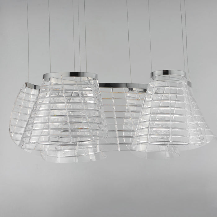 ET2 Tartan 3-Light LED Pendant Model: E24816-82PC