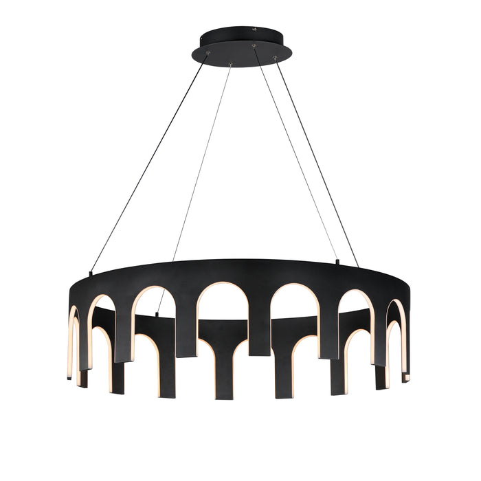 ET2 Coronation 40 LED Pendant Model: E24864-BK