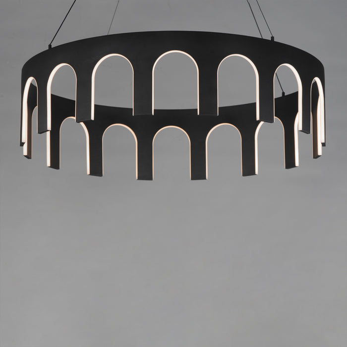 ET2 Coronation 40 LED Pendant Model: E24864-BK