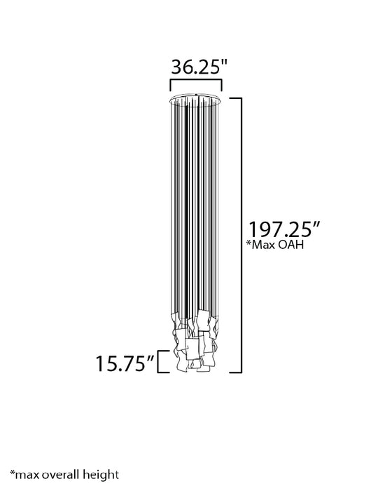 ET2 Rinkle 24-Light LED Pendant Model: E24880-133FG