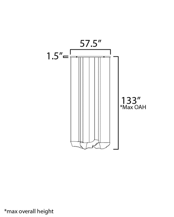 ET2 Rinkle Modular 3-Light LED Pendant Model: E24883-133FG