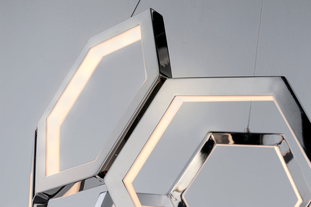 ET2 Polygon LED Pendant Model: E24893-PC