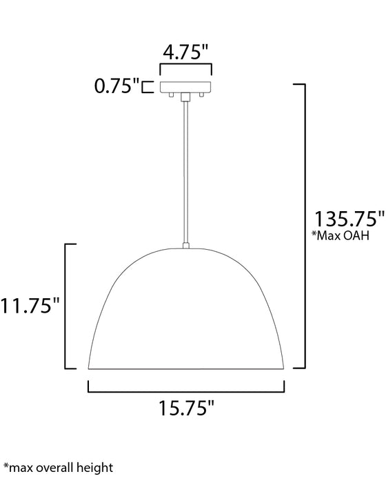 ET2 Palla 16 LED Pendant Model: E24924-DGCOF