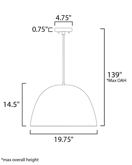 ET2 Palla 20 LED Pendant Model: E24926-DGCOF