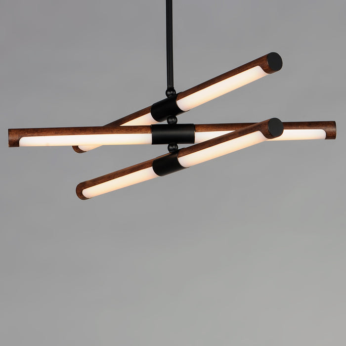 ET2 Rollo 6-Light LED Pendant Model: E24943-APBK