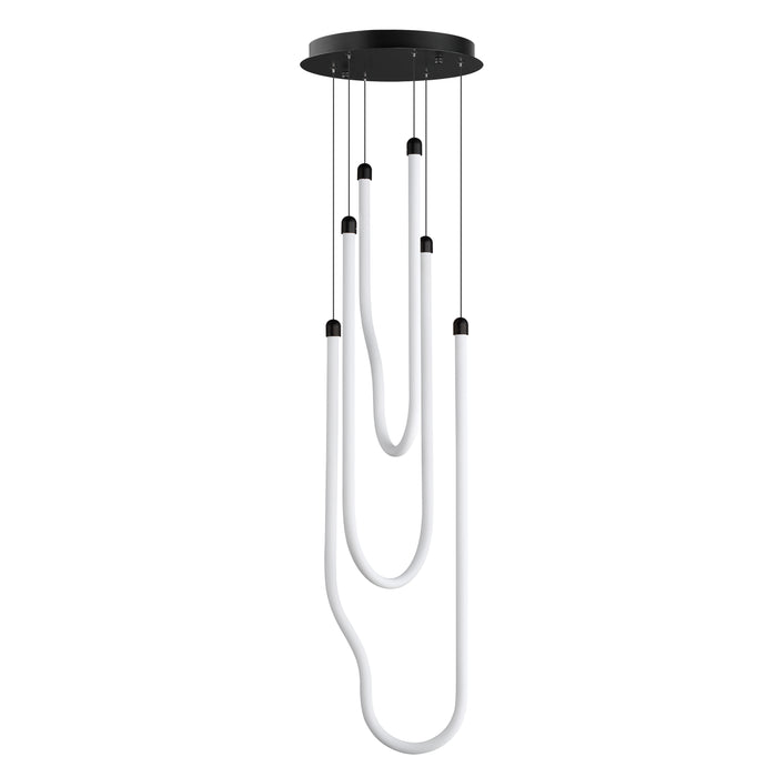 ET2 Soleil 3-Light LED Pendant Model: E24983-BK