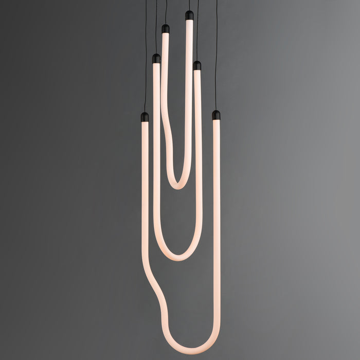 ET2 Soleil 3-Light LED Pendant Model: E24983-BK