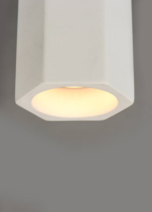 ET2 Allen LED Plaster Pendant Model: E25037-WTBK