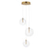 ET2 Global 3-Light LED Pendant Model: E25073-18NAB