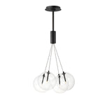 ET2 Burst 4-Light LED Pendant - Clear Model: E25084-18BK