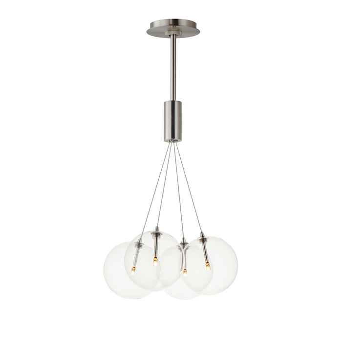 ET2 Burst 4-Light LED Pendant - Clear Model: E25084-18SN