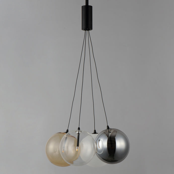 ET2 Burst 4-Light LED Pendant - Mixed Model: E25084-148BK